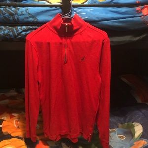 Boys Nautica 1/4 zip sweater
